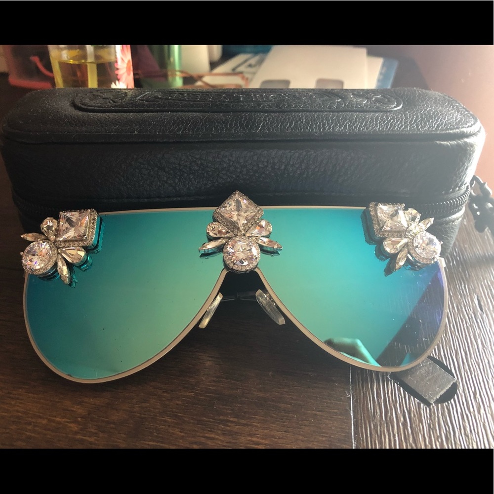 Bejeweled sunglasses